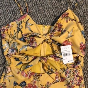 Lush Other - Lush brand double tie front romper new w/ tags. Lush Other - Lush brand double tie front romper new w/ tags.